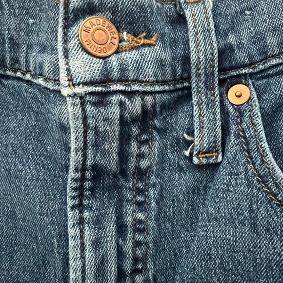 Madewell The Perfect Vintage Jean with distressed hem size 28 EUC - Picture 2 of 9